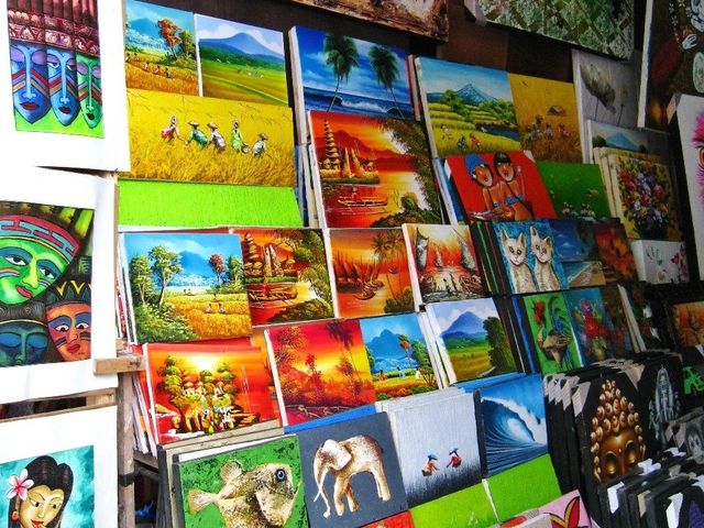 Ubud traditional art market