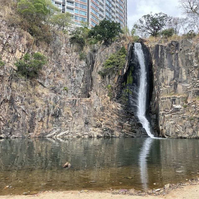 香港天然美景，香港仔瀑布灣公園😊