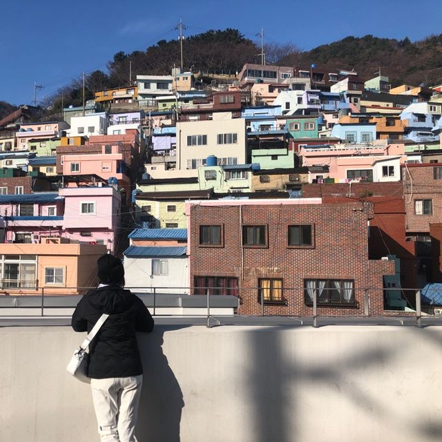 釜山遊甘川文化村🚶‍♂️🚶‍♂️走進童話色彩世界
