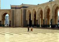 The magnificent Hassan II Mosque in Casablanca.