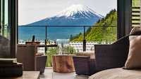 Japan's Mount Fuji FUFU Kawaguchiko Hotel.