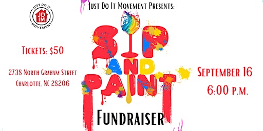 Sip and Paint Fundraiser (Charlotte) | 2738 N Graham St