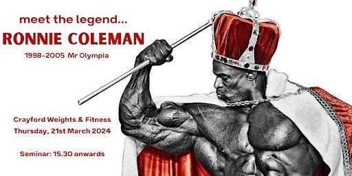 Ronnie Coleman Seminar - at Crayford Weights & Fitness | Crayford Weights & Fitness