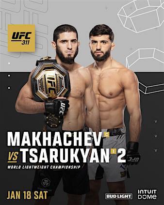 UFC 311 Makhachev vs.Tsarukyan 2 | El Cid Brewing Company