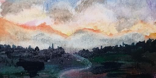 Paint sunsets! | Priest Weston Village Hall (community centre)