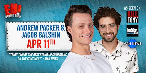 Pro Stand Up Comedy in Lindsay w/ Andrew Packer & Jacob Balshin | Pie Eyed Monk