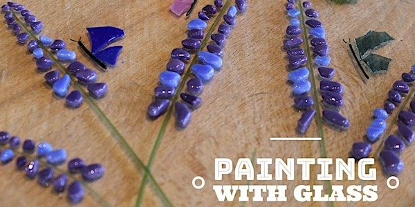 Spring Flowers Painting with Glass | Fused Glass db Studio | db Studio at Barnard Griffin Winery