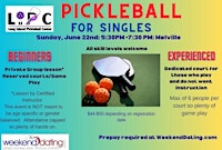 Pickleball Singles Clinic/Social Long Island | Long Island Pickleball Center