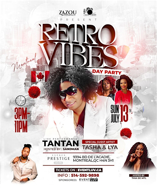 RETRO VIBES I LIVE PERFORMANCE BY TANTAN | Espace Prestige, Montréal