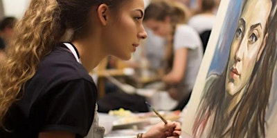 August Paint & Sip | The Barber Lounge For Men