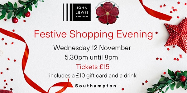 Festive Shopping Evening at John Lewis, Southampton | John Lewis & Partners