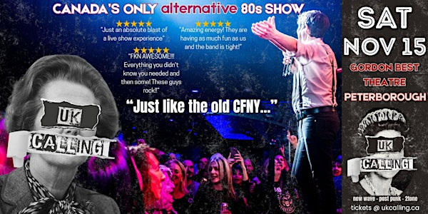 UK Calling Live in Peterborough | Gordon Best Theatre