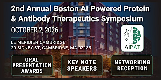 Boston AI-Powered Innovation in Protein and Antibody Therapeutics Symposium | Le Méridien Boston Cambridge