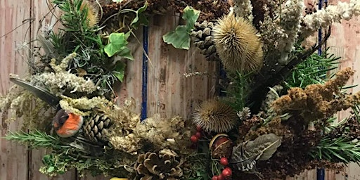 2 for £30 Autumnal wreath-making workshop with free prosecco & cake! | Ambush Furniture & Thrift