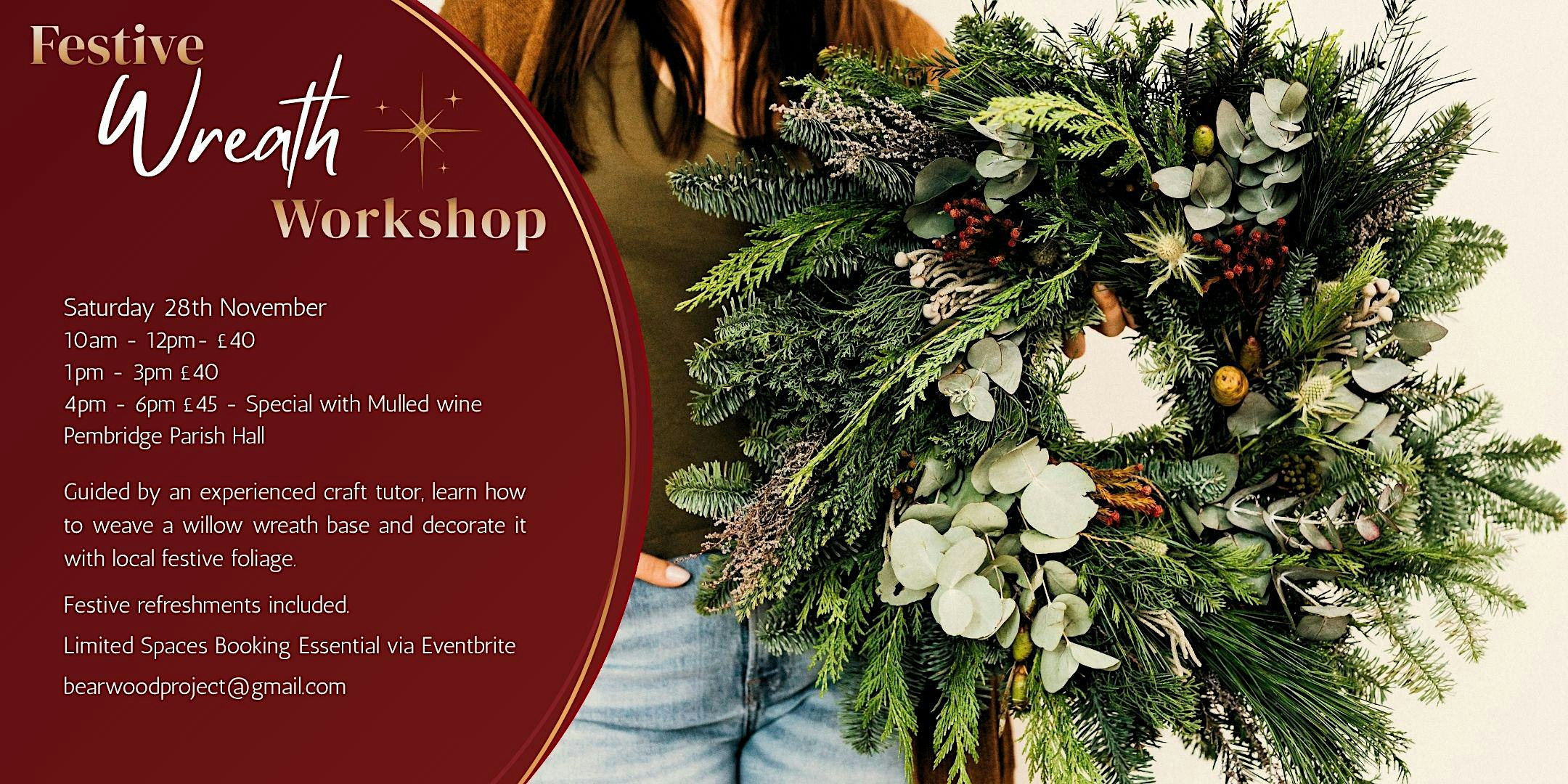Festive Wreath Workshop Special | Pembridge Parish Hall