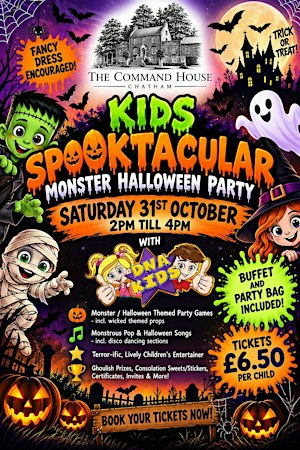 Kids Spooktacular Monster Halloween Party | Command House