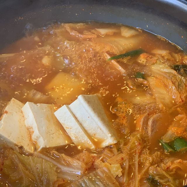 송도 김치찌개 맛집, 백채김치찌개