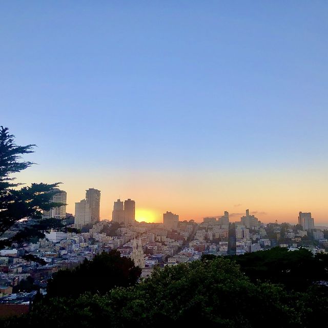 Paddle Pop Sky from Coit Tower