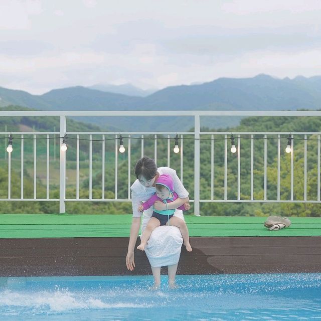 수영장이 있는 공주 캠핑장 * 세종근교맛집 르부아가든에서 바베큐 즐기기