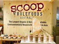 Shop at an organic food market