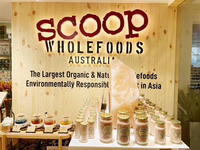 Shop at an organic food market