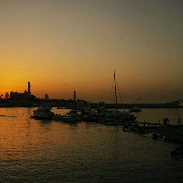 Sunset in Garden of Palace