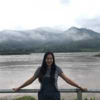 หมอกหน้าฝนริมแม่น้ำโขง ที่ไร่แสงอรุณ