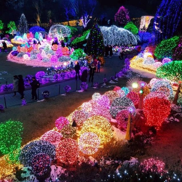Illumination at Garden of Morning calm