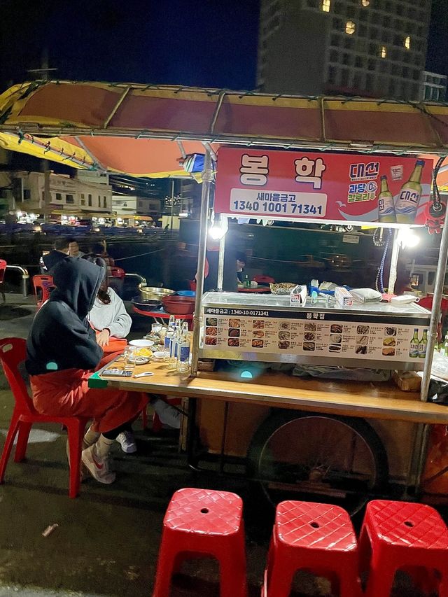 釜山🇰🇷影島　屋台でちょい飲み