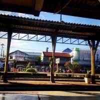 The convenience of railway in Thailand 
