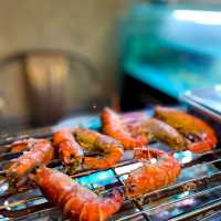 即夾即燒生猛海蝦🦐
