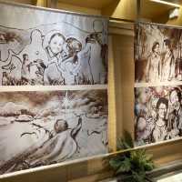 《全港首個沙畫藝術展覽「揉沙說愛」》
