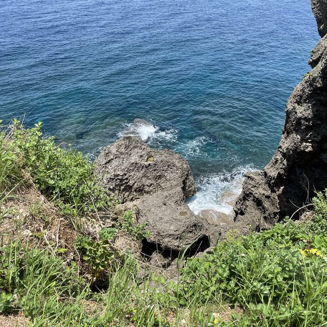 万座毛を観光