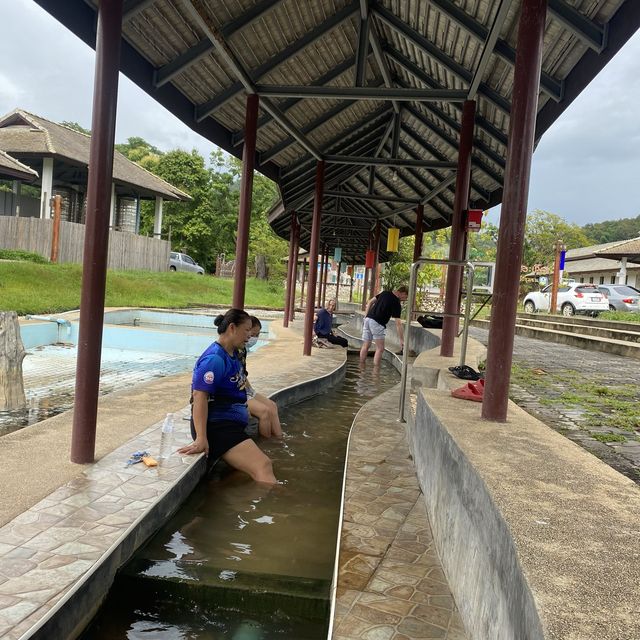 หนาวไหม  ไปน้ำพุร้อนกัน #น้ำพุร้อนดอยสะเก็ด