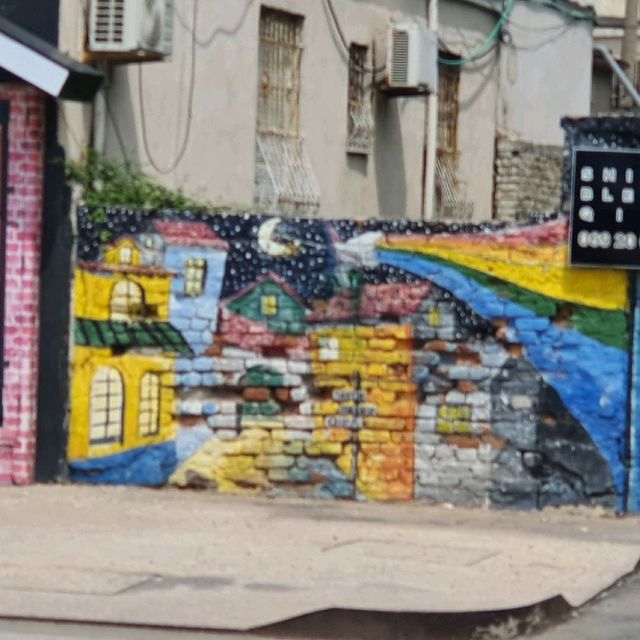 Street art in Durres, Albania