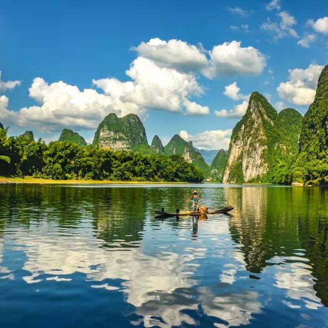 Li River cruise 