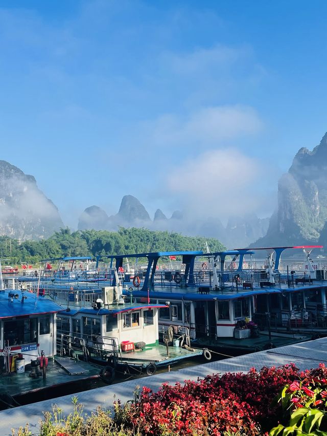 Mornings by the Li River, Guilin🌿🛶