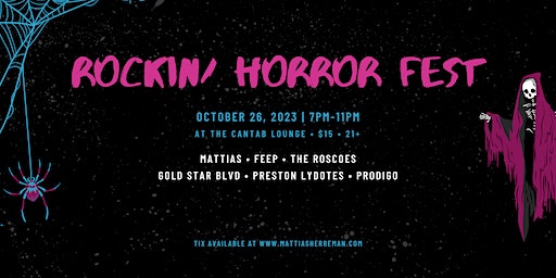 Rockin Horror Music Festival | The Cantab Lounge, Massachusetts Avenue, Cambridge, MA, USA