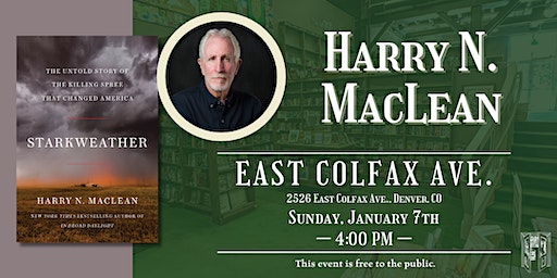 Harry N. MacLean Live at Tattered Cover Colfax | Tattered Cover Colfax Ave