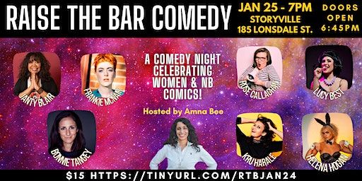 Raise the Bar Female Stand-up Comedy Allstars - New Year Extravaganza! | StoryVille