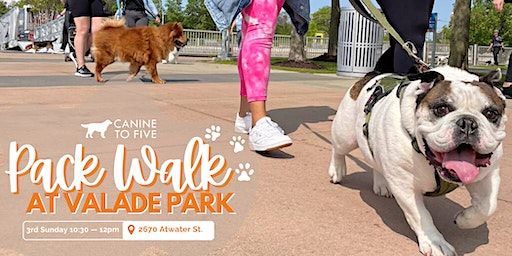 Riverfront Pack Walk with Canine To Five | Robert C. Valade Park, Atwater Street, Detroit, MI, USA