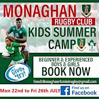 Monaghan Rugby Club - Kids Summer Camp | Monaghan Rugby Club