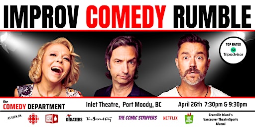 Improv Comedy Rumble presented by The Comedy Department- 930 Show | Inlet Theatre