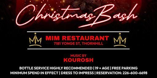 Persian Party - Christmas Persian Bash | MiM Lounge & Restaurant