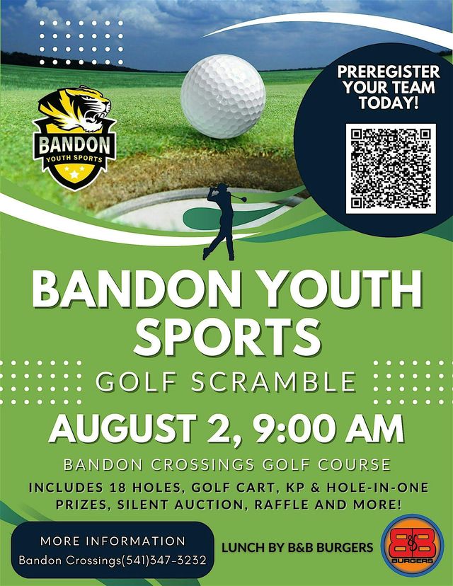 Annual Bandon Youth Sports Golf Scramble | Bandon Crossings Golf Course