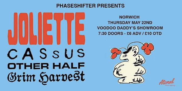 Joliette + Cassus, Other Half, Grim Harvest | Voodoo Daddy's