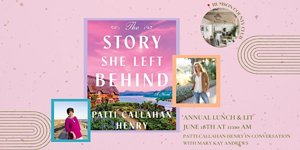 River Road Books Presents Lunch & Lit! | Rumson Country Club Riverhouse