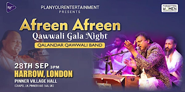 Afreen Afreen  Qawwali Night with Qalandar Band Harrow London | Pinner Village Hall