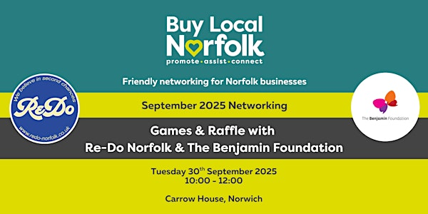 BLN Sept 2025 Networking - Re-Do Norfolk & The Benjamin Foundation | Carrow House