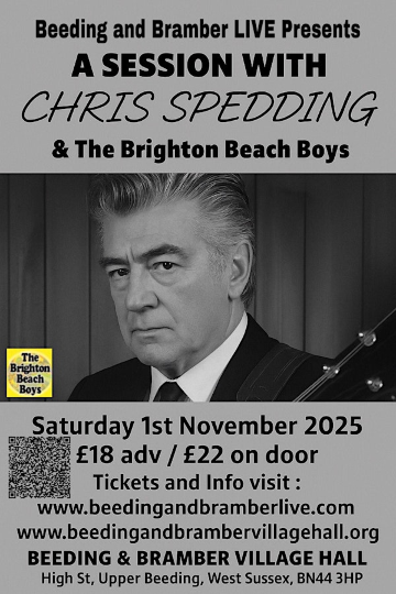 A Session with Chris Spedding & The Brighton Beach Boys... | Beeding and Bramber Village Hall